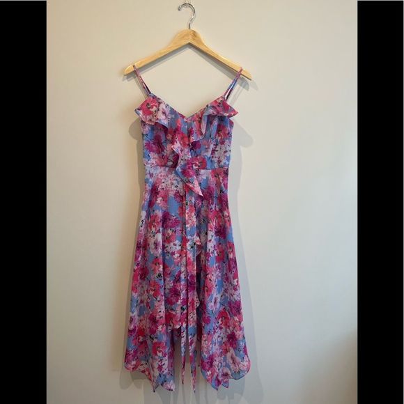 Premier Amour Dresses & Skirts - Multi-Colored Midi Spring Dress